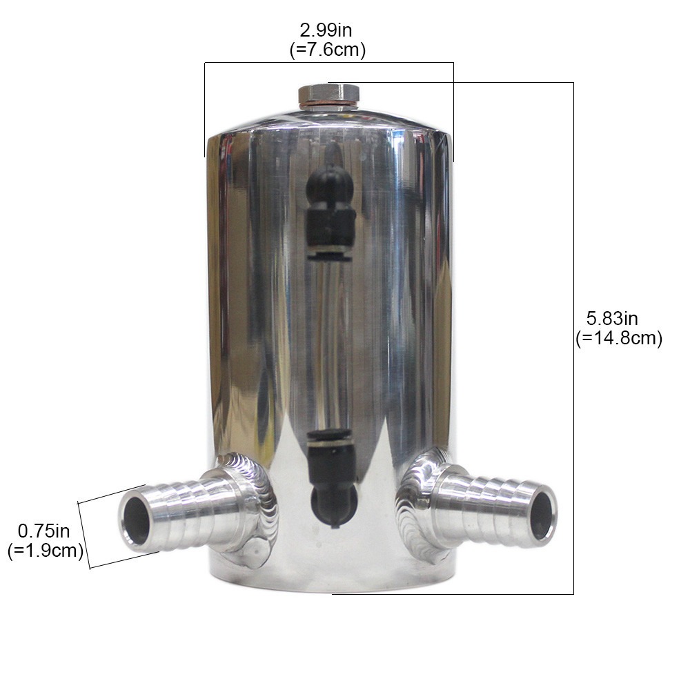 汎 オイルキャッチタンク 貯水池エンジン 燃料セパレーター缶 高品質