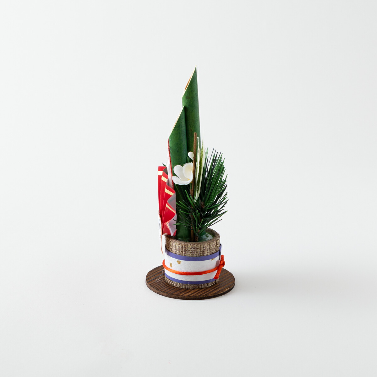 秀〆（HIDESHIME） 門松 ミニ 玄関 販売 門松 17cm 紅 一対2本組 造花