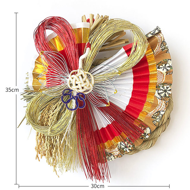 秀〆（HIDESHIME） 日本製 正月飾り 玄関 モダン 豪華 しめ縄 リース