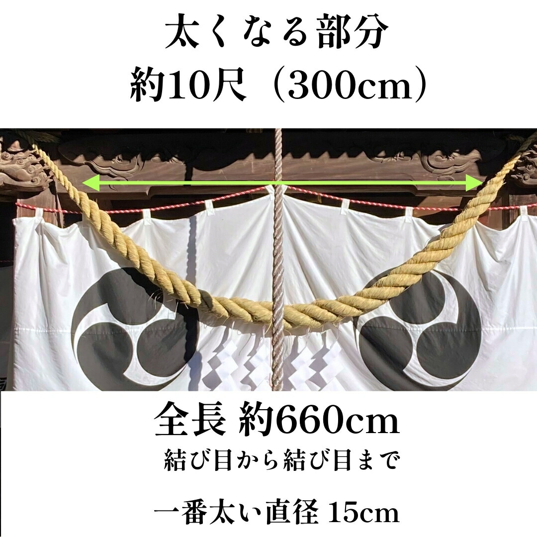 秀〆 神社 しめ縄 両〆 10尺 藁 特大 注連縄 〆縄 自宅用 会社 オフィス 正月飾り しめ飾り ご当地飾り 伝統 神社 寺 境内 :  jj-1001 : 正月飾り しめ縄 お飾り屋さん - 通販 - Yahoo!ショッピング