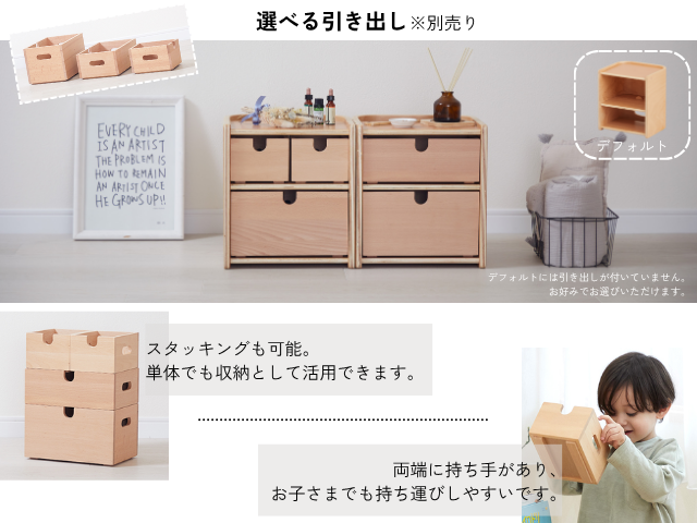 HOPPL コロコロチェスト チェア＆デスク 3点セット イス チェスト 机 