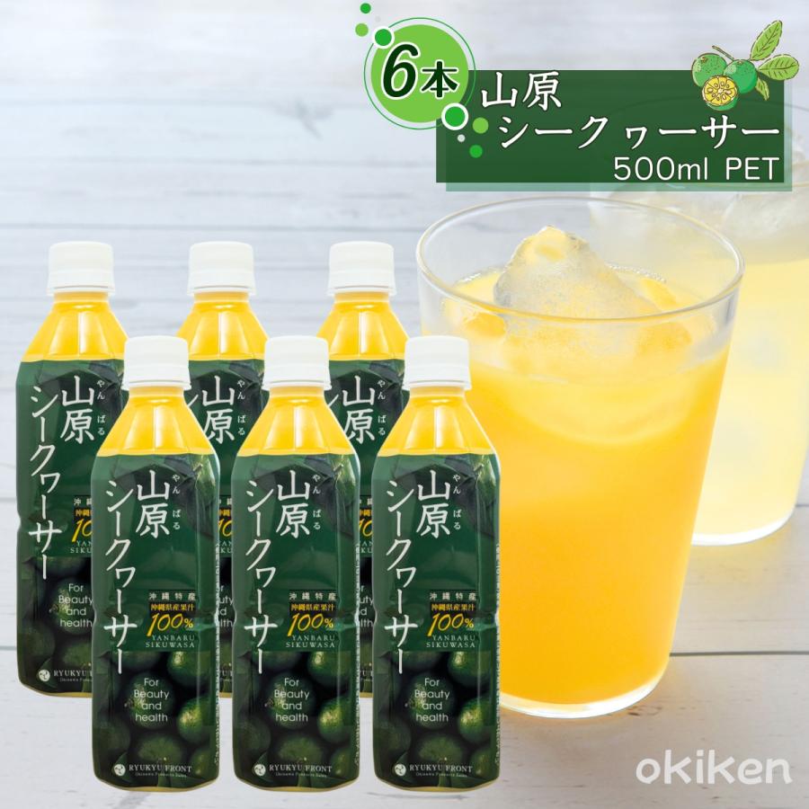 琉球フロント沖縄 シークワーサー 原液 山原シークワーサー 500ml×4本