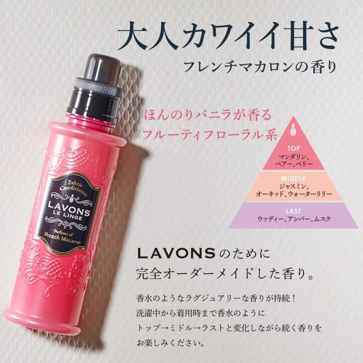 ラボン 柔軟剤 詰替 フレンチマカロン 480ml×10セット ポイント2倍