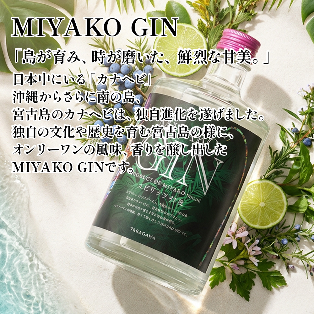 多良川 MIYAKO GIN 47度 700ml | ジン ジャパニーズ スピリッツ 泡盛