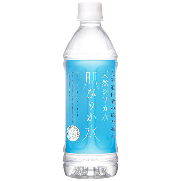 Yahoo! Yahoo!ショッピング(ヤフー ショッピング)肌ぴりか水 500ml 天然シリカ水 コニサーオイル 温泉水 弱アルカリ 飲用