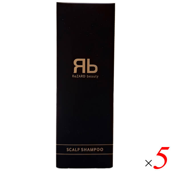 ReZARD beauty スカルプシャンプー 360ml 5本セット アミノ酸系 スカルプケア 地肌 ヘアケア