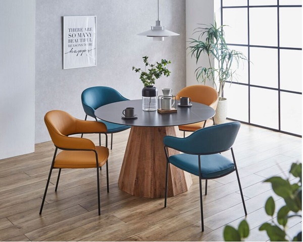 ダイニングチェアセット RASIK（ラシク） ダイニングセット 5点セット 〔 折りたたみ テーブル