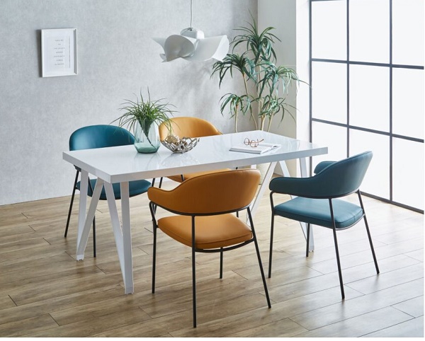 ダイニングチェアセット RASIK（ラシク） ダイニングセット 5点セット 〔 折りたたみ テーブル