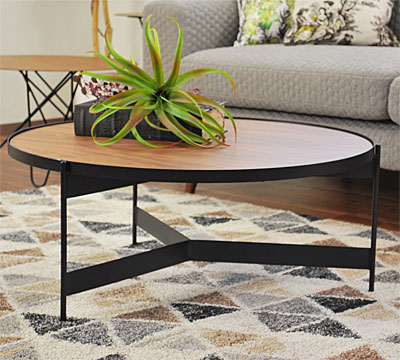 センターテーブル MAURA ウォールナット CONCEPTS リビングテーブル