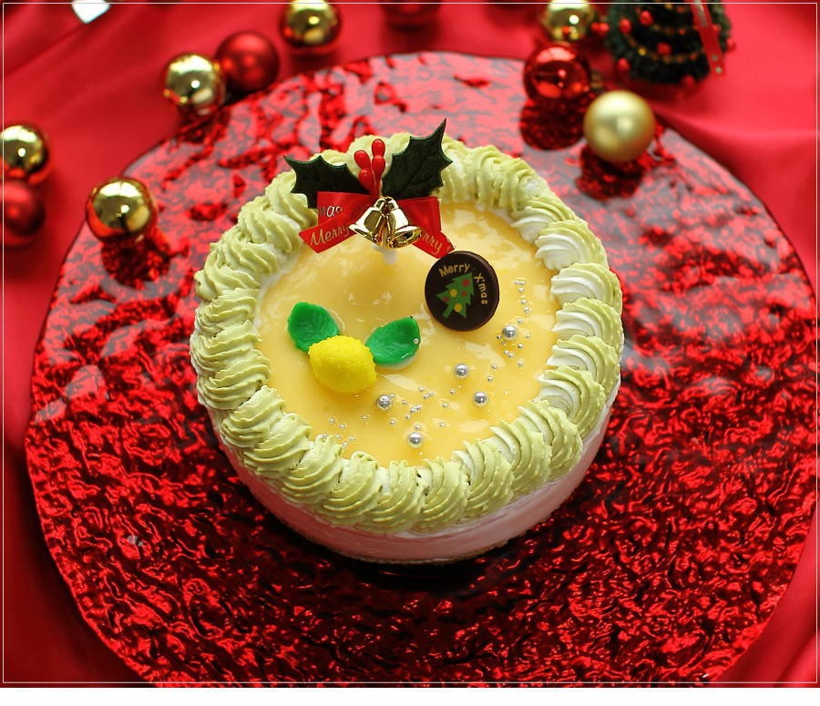 クリスマスケーキ 予約 2023 レモンスイーツ HIROSHIMAレモンクリスマス 15cm 5号 サイズ（目安：4人、5人、6人分）さわやか ムース