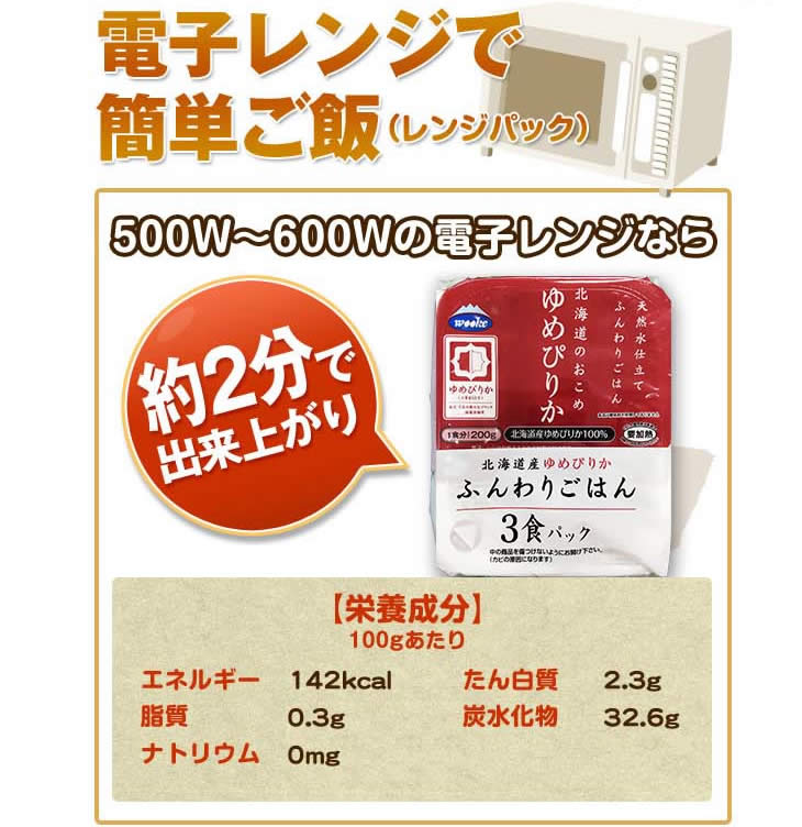 電子レンジで簡単ご飯(レンジパック)