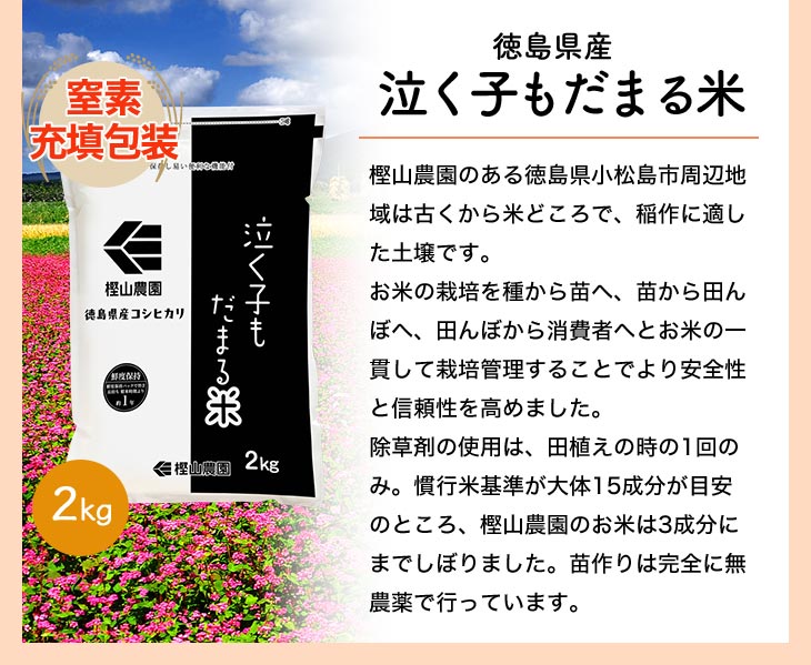 泣く子もだまる米