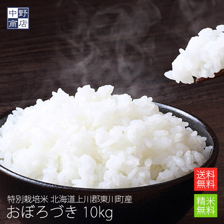 令和7年度産 お米 10kg おぼろづき 北海道産 送料無料 上川郡東川町