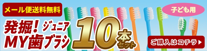 31日までP5倍 クーポン有 歯ブラシ 大人用 ×10本 福袋 MY歯ブラシ 歯科専売品 メール便送料無料 【感謝価格】