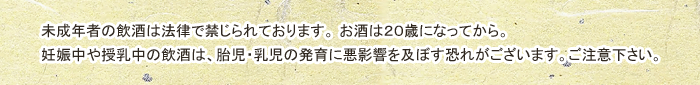 お酒は二十歳になってから