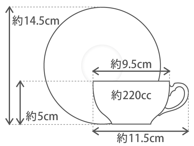 大倉陶園 【大倉陶園公式 オンライン】For you「ミモザ」カップ
