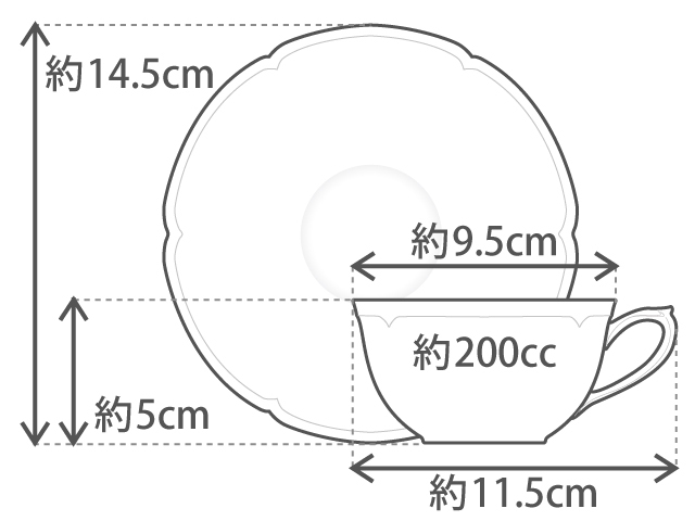 大倉陶園直営店】 バラの実 カップ＆ソーサー 日本製 : 96c-3031 : 大倉陶園 直営オンラインストア - 通販 - Yahoo!ショッピング