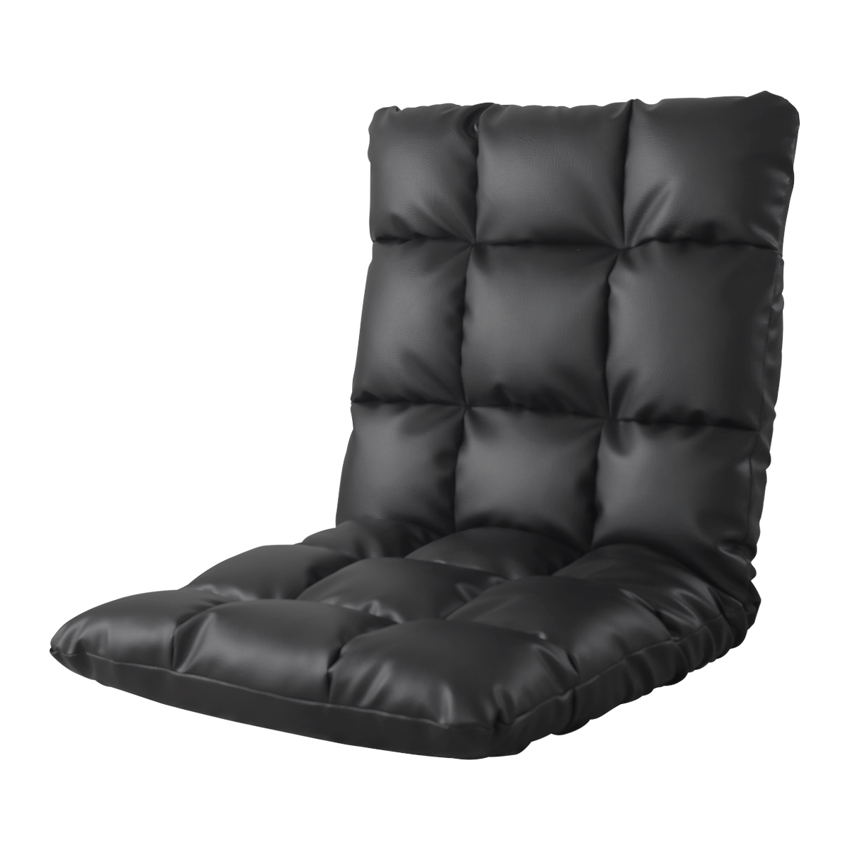 座椅子 リクライニング コンパクト 厚さ11cm 14段ギア フロアチェア　テレワーク モダン座椅子 リクライニングチェア｜okuraya-san-ys｜02