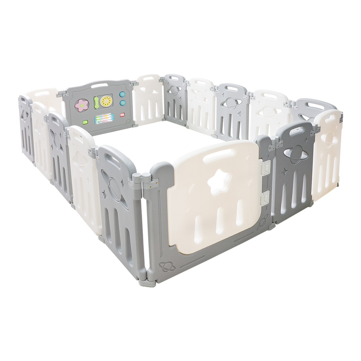 WEIMALL（ウェイモール） ベビーサークル 折りたたみ 16枚セット 扉