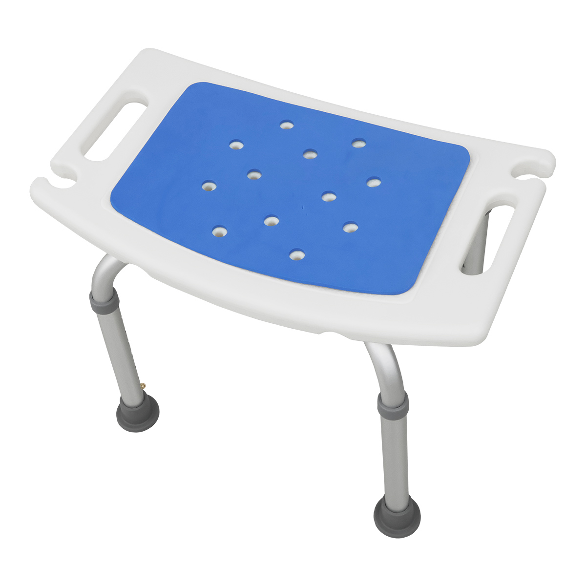 風呂椅子 バスチェア 軽量 耐荷重150KG EPP環保 シャワ(高さ45CM) WEIMALL（ウェイモール） シャワーチェア 風呂 椅子 介護 高さ調整