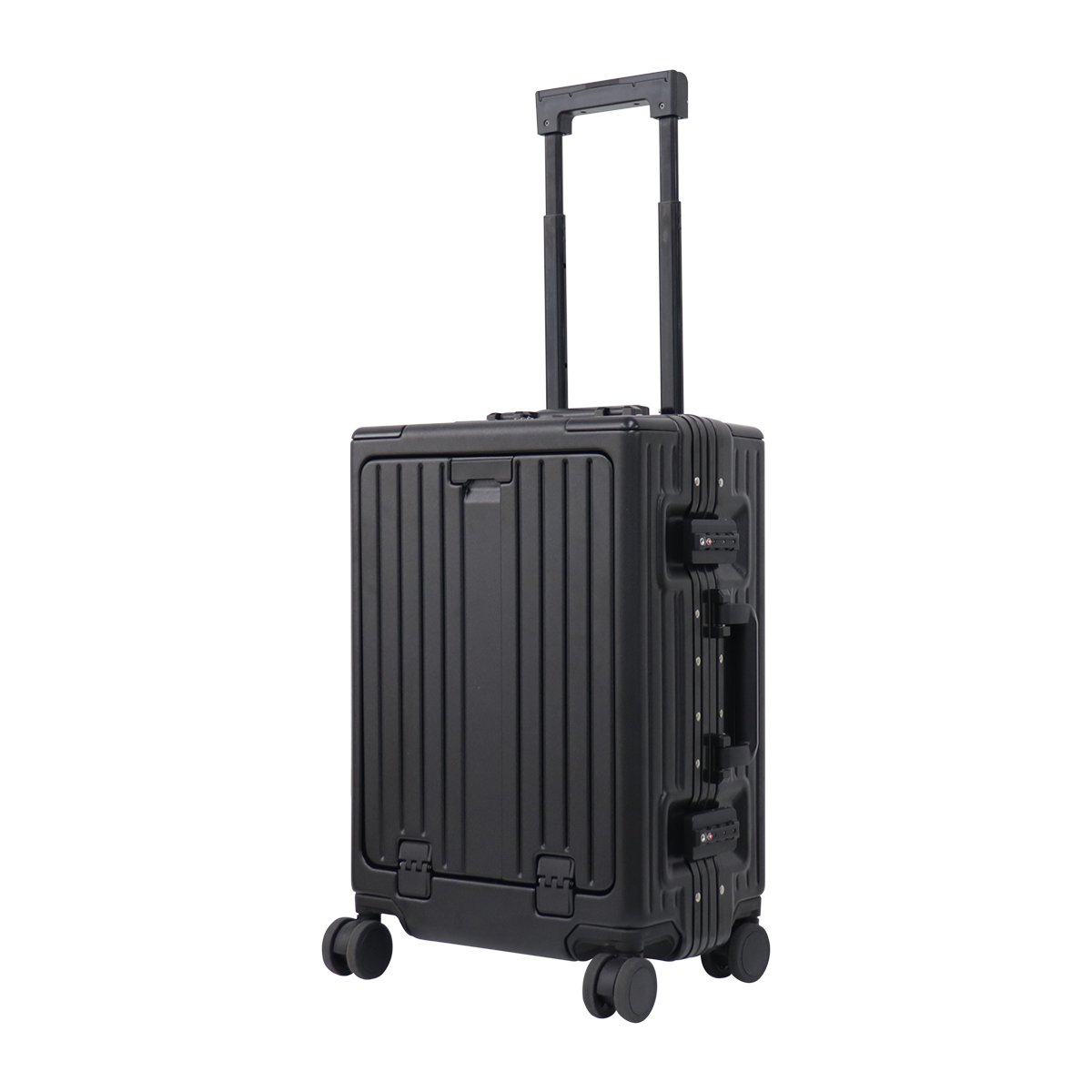 スーツケース フロントオープン Sサイズ 軽量 39L 中型 大型 TSAロック USBポート 多機...