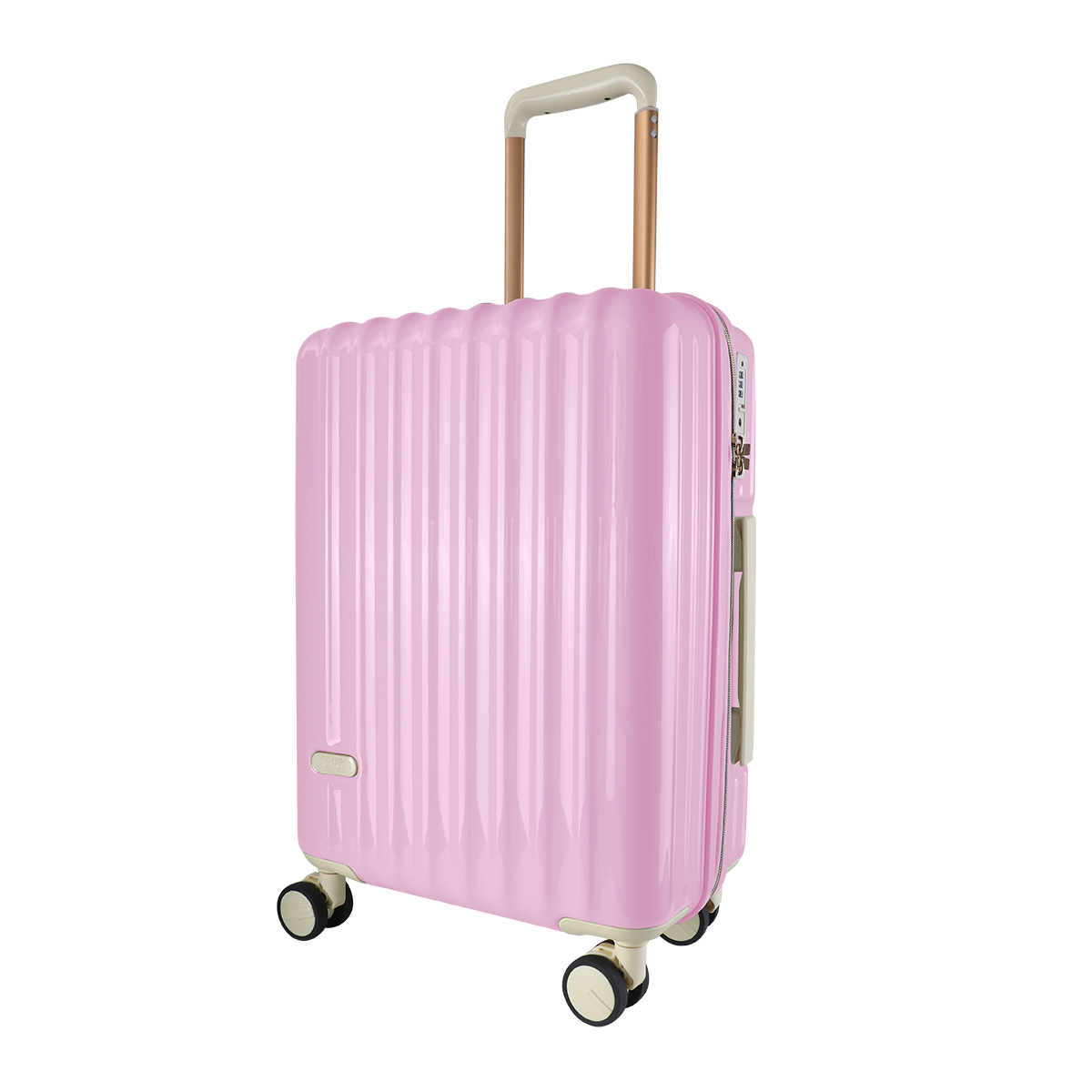 スーツケース 軽量 Sサイズ 39L 1〜2泊 ピンク 機内持ち込みサイズ TSAロック キャリーケ...
