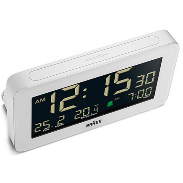 BRAUN ブラウン アラームクロック BC10W BC10 B/W | BRAUN（ブラウン）公式サイト