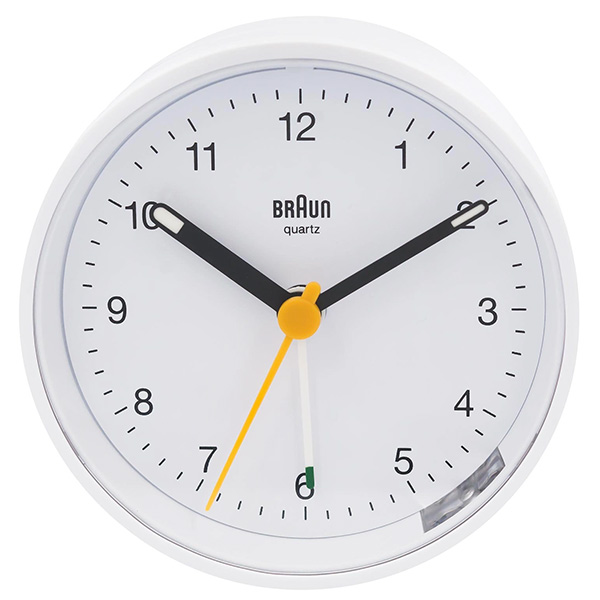 BRAUN（ブラウン） 【並行輸入品】BRAUN クロック BC12W 目覚まし時計