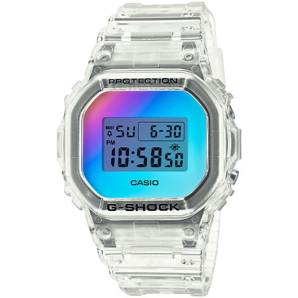CASIO カシオ 腕時計 海外モデル DW-5600SRS-7 メンズ G-SHOCK ジーショック レインボー クオーツ (国内品番 DW-5600SRS-7JF)