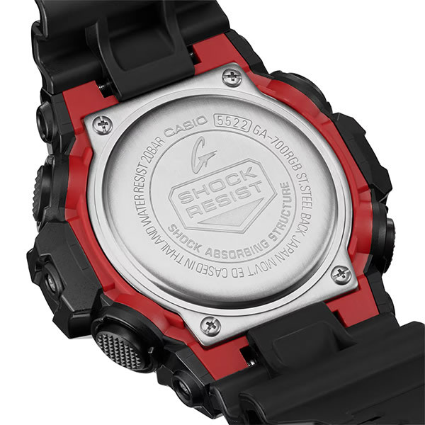 CASIO カシオ 海外モデル 腕時計 GA-700RGB-1A メンズ G-SHOCK ジーショック Virtual Rainbow：Gamer’s RGB クオーツ｜okurimonoya1｜04
