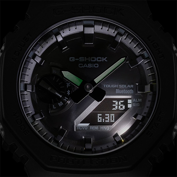 CASIO カシオ 腕時計 海外モデル GA-B2100-1A1 メンズ G-SHOCK ジーショック タフソーラー (国内品番  GA-B2100-1A1JF)