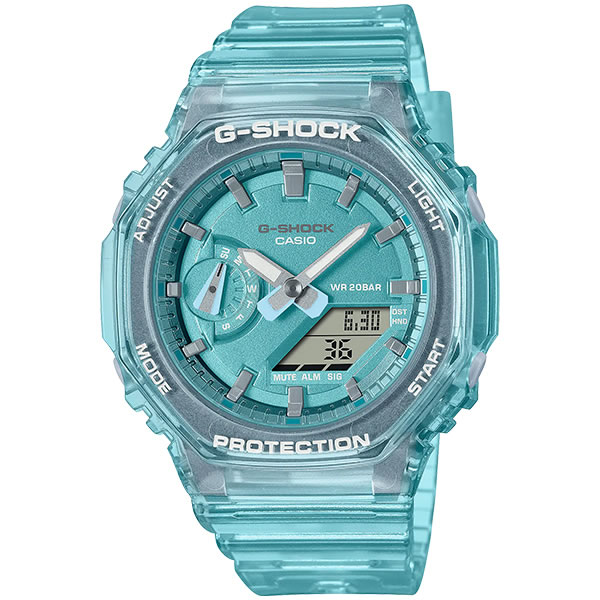 CASIO カシオ 海外モデル 腕時計 GMA-S2100SK-2A メンズ G-SHOCK ジーショック メタリックスケルトン クオーツ (国内品番 GMA-S2100SK-2AJF)