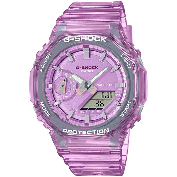 CASIO カシオ 海外モデル 腕時計 GMA-S2100SK-4A メンズ G-SHOCK ジーショック メタリックスケルトン クオーツ (国内品番 GMA-S2100SK-4AJF)
