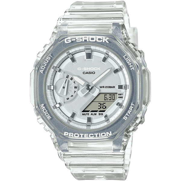 CASIO カシオ 海外モデル 腕時計 GMA-S2100SK-7A メンズ G-SHOCK ジーショック メタリックスケルトン クオーツ (国内品番 GMA-S2100SK-7AJF)