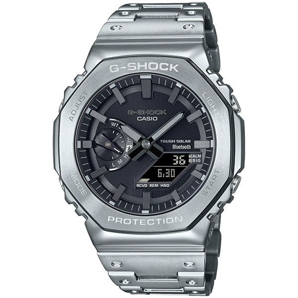 CASIO カシオ 海外モデル 腕時計 GM-B2100D-1A メンズ G-SHOCK ジーショック フルメタル タフソーラー (国内品番 GM-B2100D-1AJF)