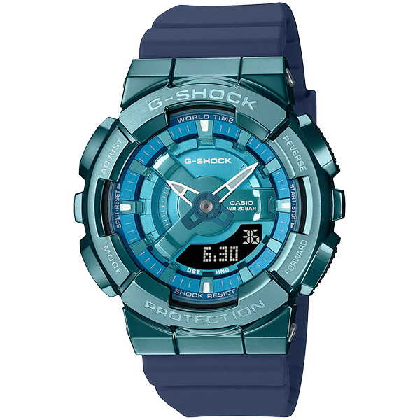 CASIO カシオ 腕時計 海外モデル GM-S110LB-2A メンズ レディース G-SHOCK ジーショック メタルカバード クオーツ (国内品番 GM-S110LB-2AJF)