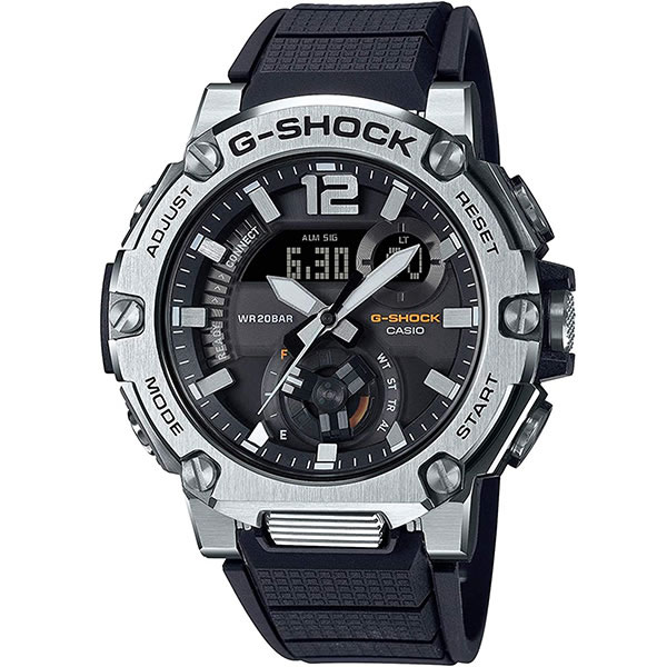 CASIO カシオ 腕時計 海外モデル GST-B300S-1A メンズ G-SHOCK ジーショック G-STEEL Gスチール Bluetooth対応 タフソーラー (国内品番はGST-B300S-1AJF)