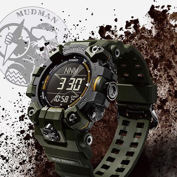 【国内正規品】CASIO カシオ 腕時計 GW-9500-3JF メンズ G-SHOCK ジーショック MASTER OF G MUDMAN マッドマン タフソーラー 電波｜okurimonoya1｜09