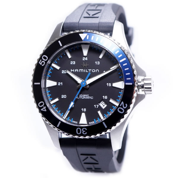 HAMILTON ハミルトン 腕時計 H82315331 メンズ Khaki Navy Scuba カーキ ネイビー スキューバ 自動巻き｜okurimonoya1｜02