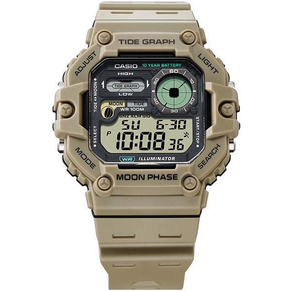 CASIO デジタル腕時計 WR 枠なし CASIO（カシオ）】クリア デジタル（デジタル腕時計）｜CASIO