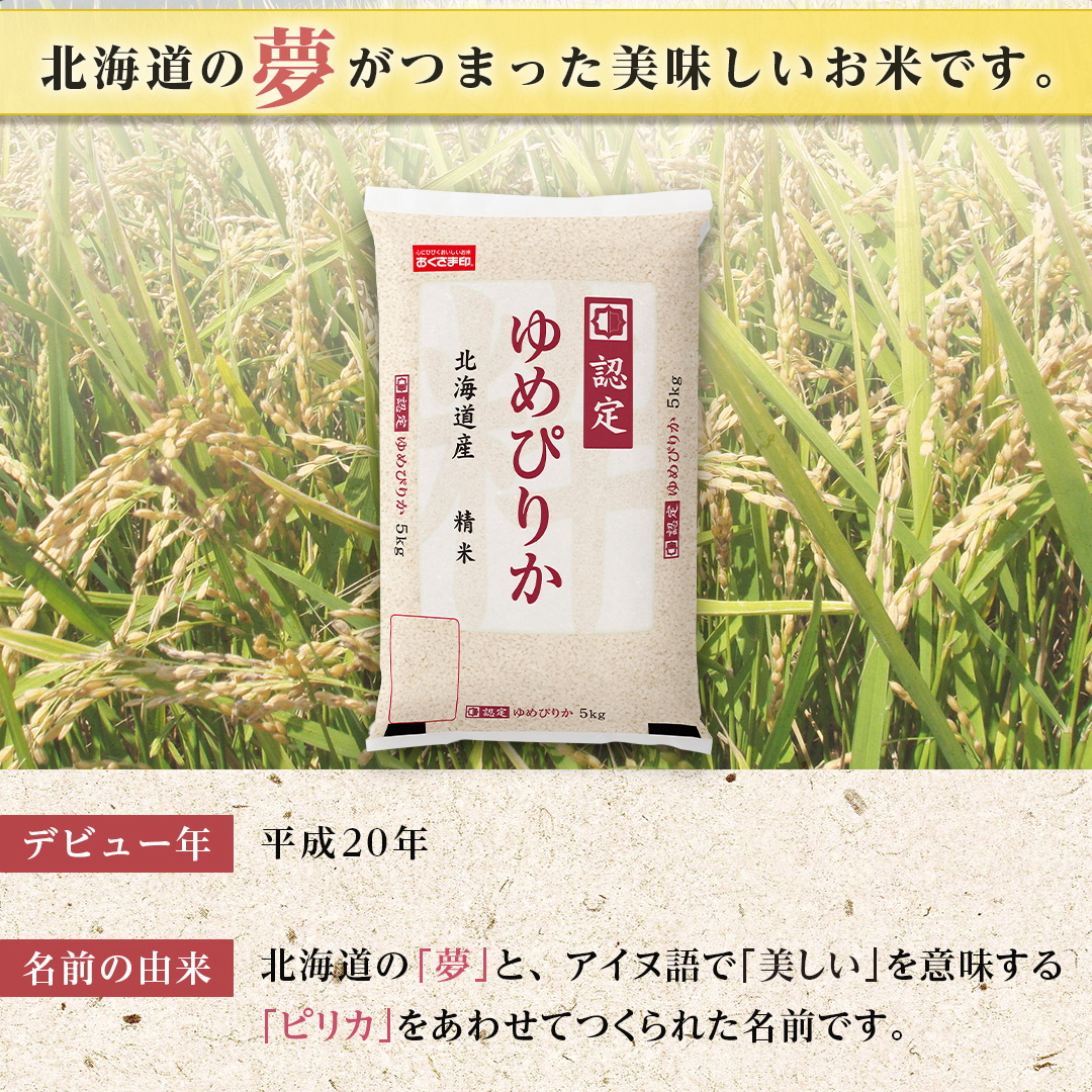 おくさま印 お米 10kg ゆめぴりか 北海道産 令和7年産 【送料無料
