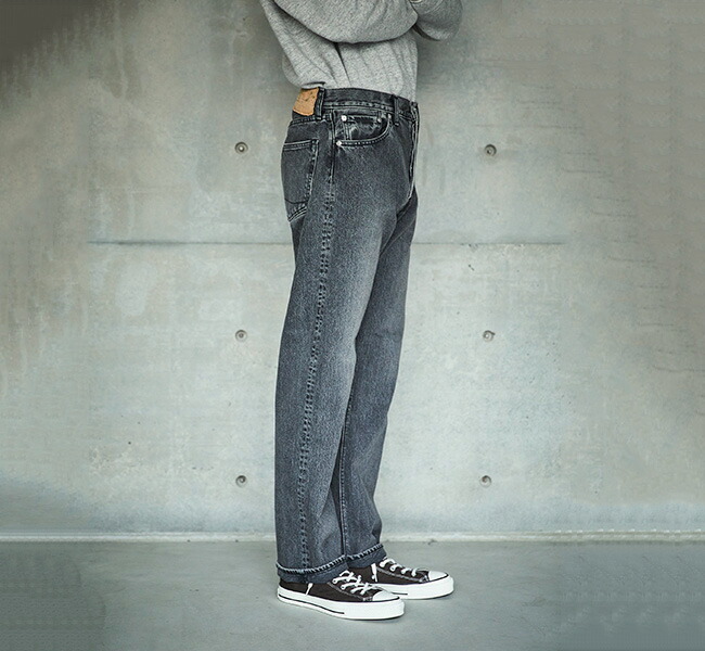 orSlow ブラックデニムパンツ ストーンウォッシュ orslow オアスロウ 105 90's BLACK DENIM STONE WASH ブラックデニム