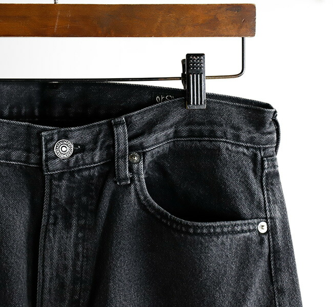 orslow オアスロウ 101 DAD'S FIT PANTS BLACK DENIM STONE
