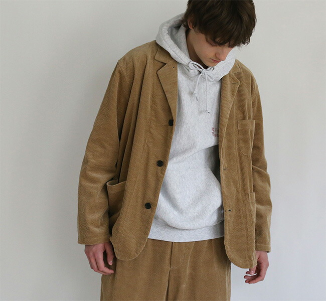 【未使用 タグ付き】EEL LIVERPOOL JACKET コーデュロイ L EEL Products イール プロダクツ ベーカリージャケット コーデュロイ
