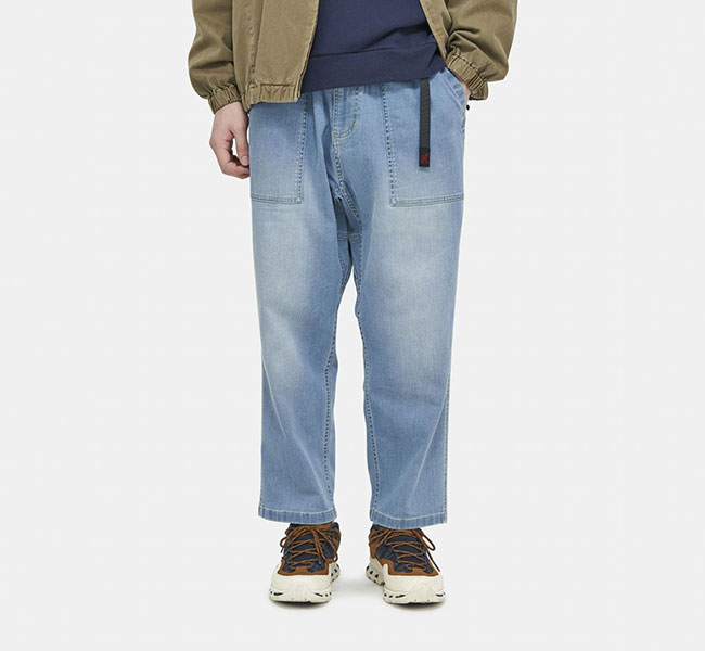 G3FU-P004]GRAMICCI(グラミチ) STRETCH DENIM LOOSE TAPERED