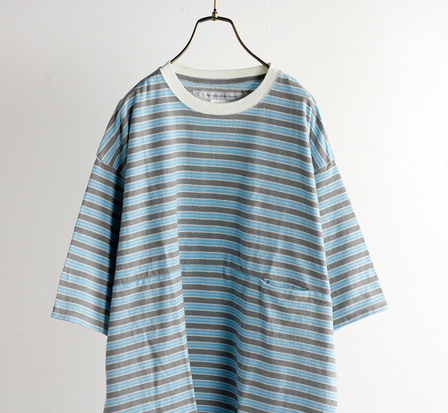 EEL Products イール プロダクツ ユルリTee 1/2 ボーダー E