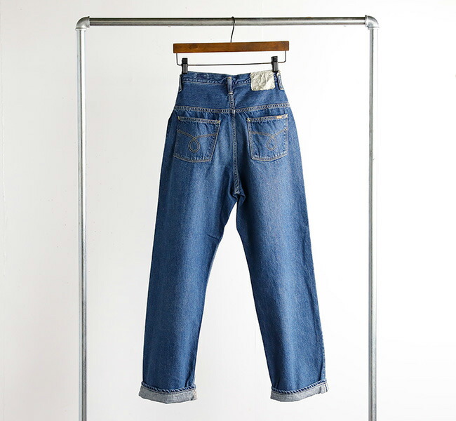 美品 orslow オアスロウ ハイウエストデニムパンツ 30orjasud08.jpg