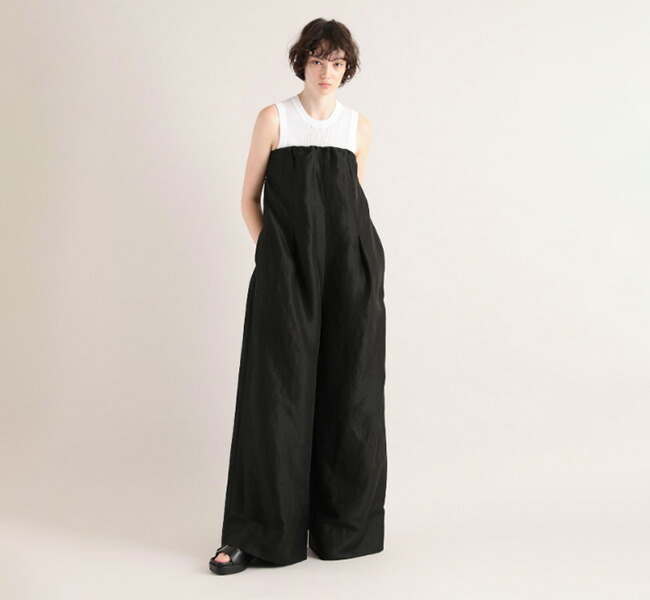 SALE30%OFF //SACRA サクラ SILKY LINEN ALL-IN-ONE シルキー