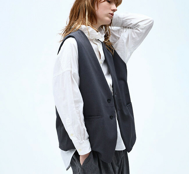 Yarmo ヤーモ Dungaree Ruffle Shirts S28 Yarmo[ヤーモ]Dungaree Ruffle Shirts S28 << MIDLAND SHIP