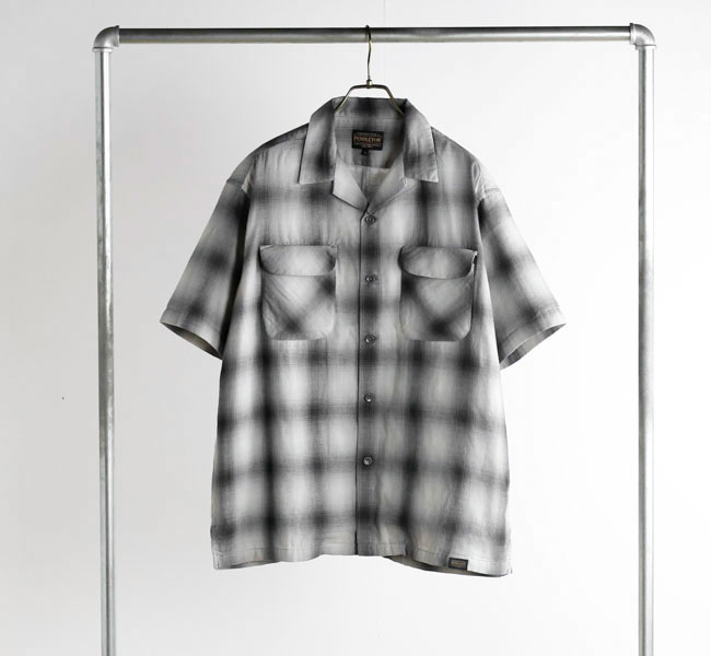 PENDLETON ペンドルトン 62754000 オープンカラー チェック S/Sシャツ